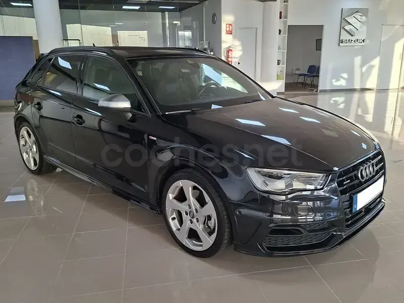 Usado Audi A3 S-Line 184 CV (135 kW) 2014 Negro Berlina