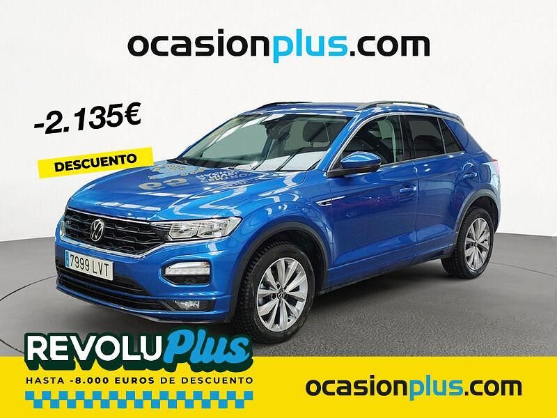 Azul Usado 2021 VW T-Roc Advance SUV | 22.790 € (Caro) - Imagen 1/4