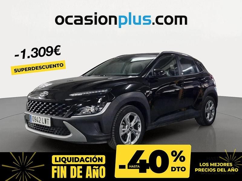 Negro Usado 2021 Hyundai Kona SUV | 14.400 € (Precio justo) - Imagen 1/4