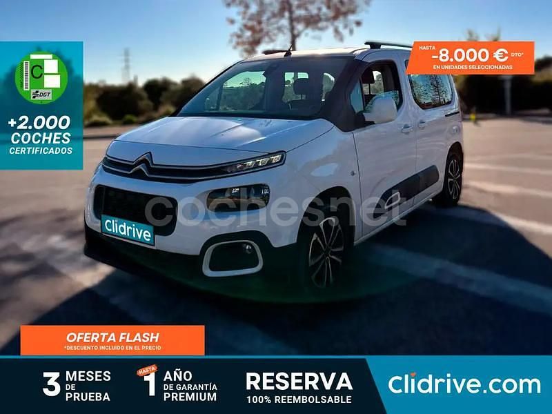 Blanco Usado 2018 Citroën Berlingo Shine Monovolumen | 10.290 € (Buen precio) - Imagen 1/3