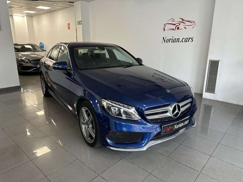 Azul Usado 2017 Mercedes C220 Berlina | 23.999 € (Precio justo) - Imagen 1/4