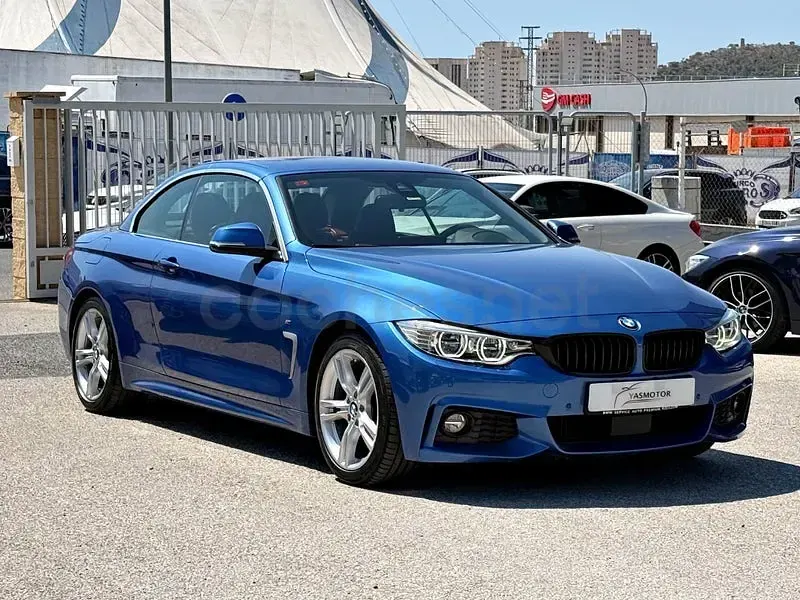 Usado BMW 430 Cabriolet Sport Line 258 CV (189 kW) 2016 Azul Descapotable