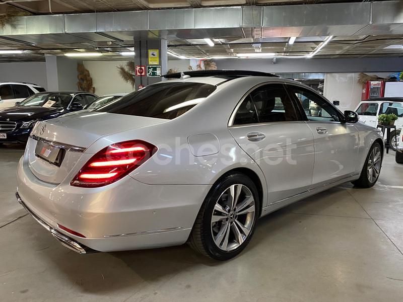Usado Mercedes S350 286 CV (210 kW) 2018 Gris / plata Berlina