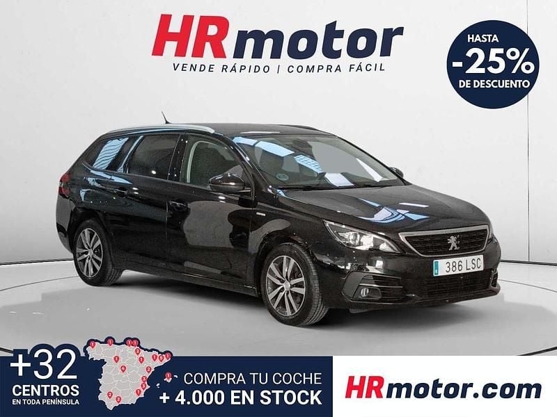 Usado Peugeot 308 Style 131 CV (96 kW) 2021 Negro