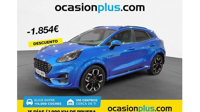 Azul Usado 2024 Ford Puma Gen-E ST-Line X SUV | 18.546 € (Buen precio) - Imagen 1/4