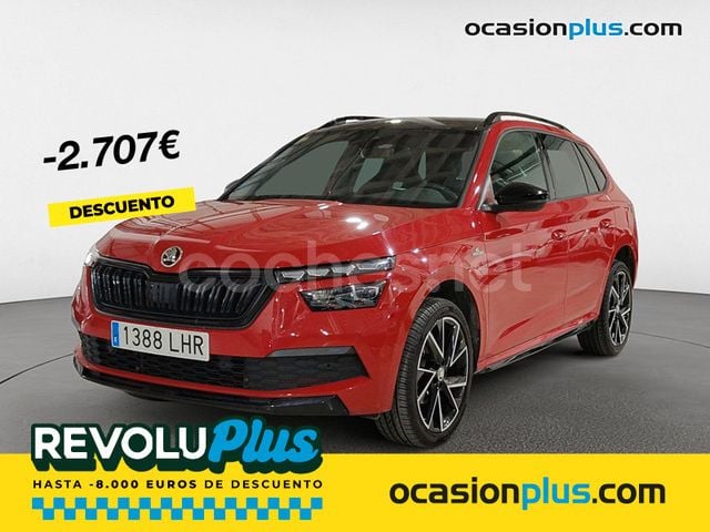 Rojo Usado 2020 Skoda Kamiq Monte Carlo SUV | 20.650 € (Precio justo) - Imagen 1/4