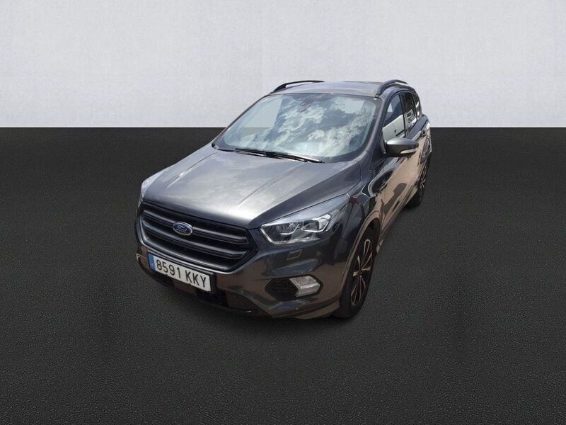 Gris Usado 2018 Ford Kuga ST-Line SUV | 18.700 € (Precio justo) - Imagen 1/4
