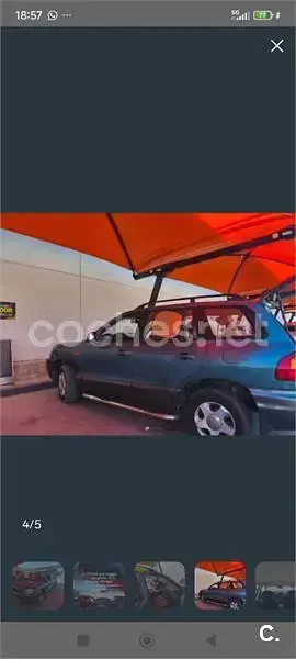 Usado Hyundai Santa Fe GLS 145 CV (106 kW) 2001 Negro SUV