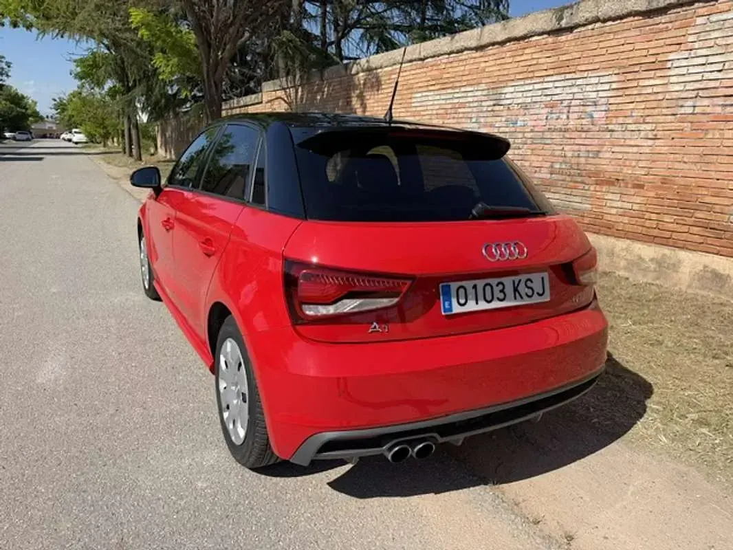Usado Audi A1 Sportback S-Line 125 CV (91 kW) 2017 Rojo Utilitario