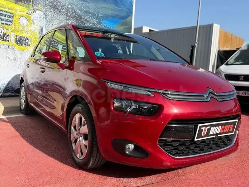 Käytetty Citroën C4 Picasso Intensive 156 HP (114 kW) 2013 Punainen Tila-auto