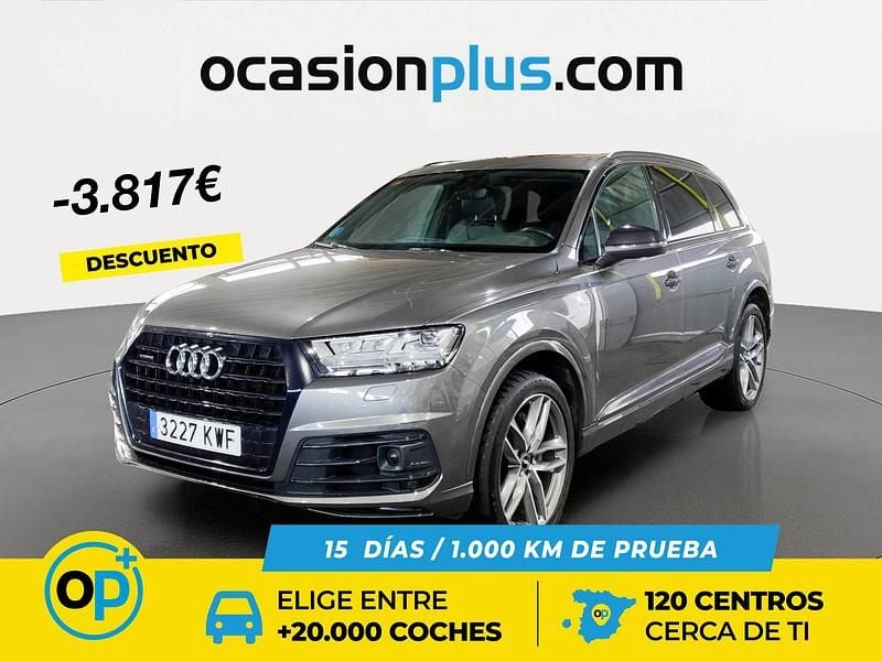Usado Audi Q7 S-Line 286 CV (210 kW) 2019 Gris SUV