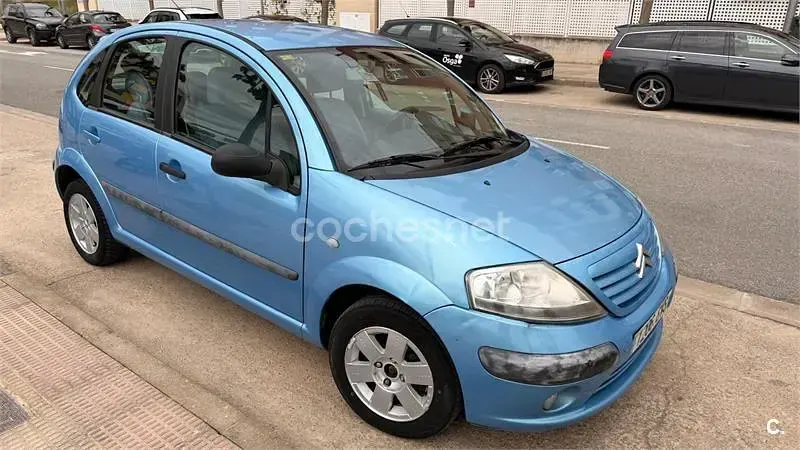 Usado Citroën C3 70 CV (51 kW) 2002 Azul Utilitario