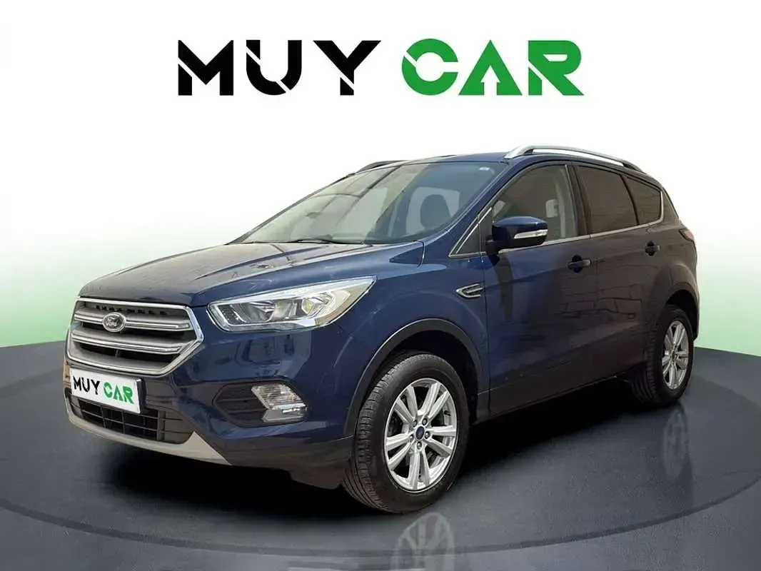 Usado Ford Kuga Trend+ 120 CV (88 kW) 2018 Azul SUV