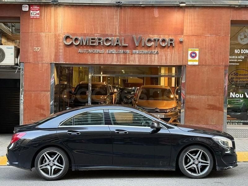 Usado Mercedes CLA200 AMG line 136 CV (100 kW) 2014 Negro Berlina
