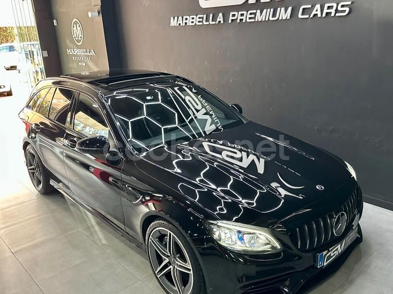 Usado Mercedes C63 AMG 476 CV (350 kW) 2020 Negro Familiar