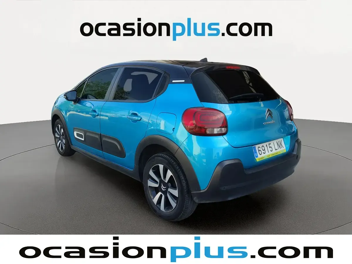 Usado Citroën C3 Feel 83 CV (61 kW) 2021 Azul Utilitario