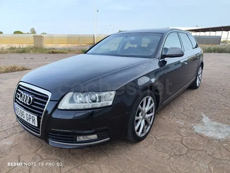 Usado Audi A6 240 CV (176 kW) 2009 Negro Familiar