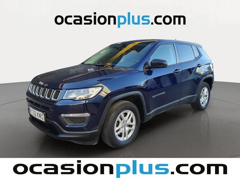 Azul Usado 2018 Jeep Compass Sport SUV | 14.046 € (Precio justo) - Imagen 1/4