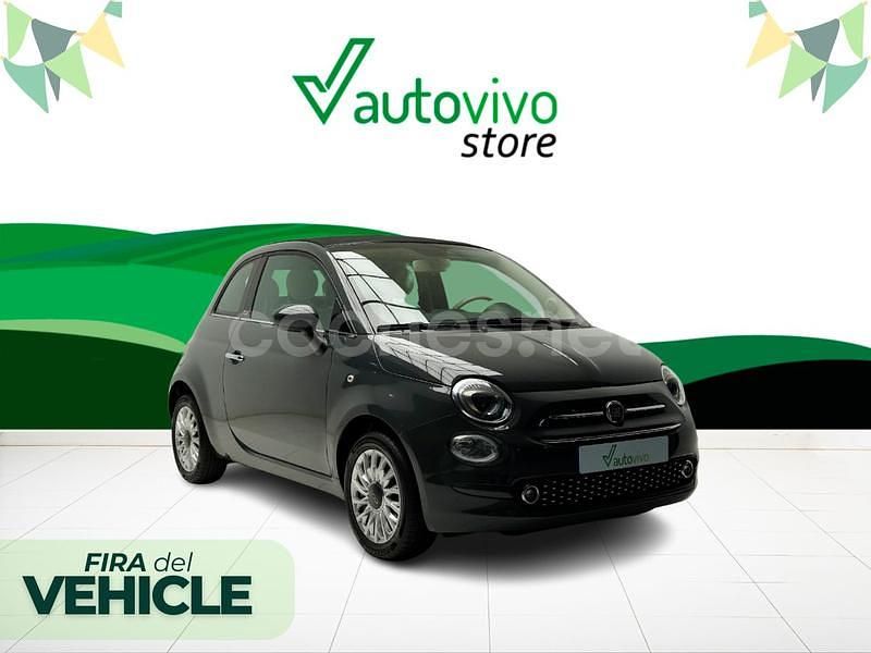 Gris Usado 2019 Fiat 500C Lounge Descapotable | 10.500 € (Precio justo) - Imagen 1/4