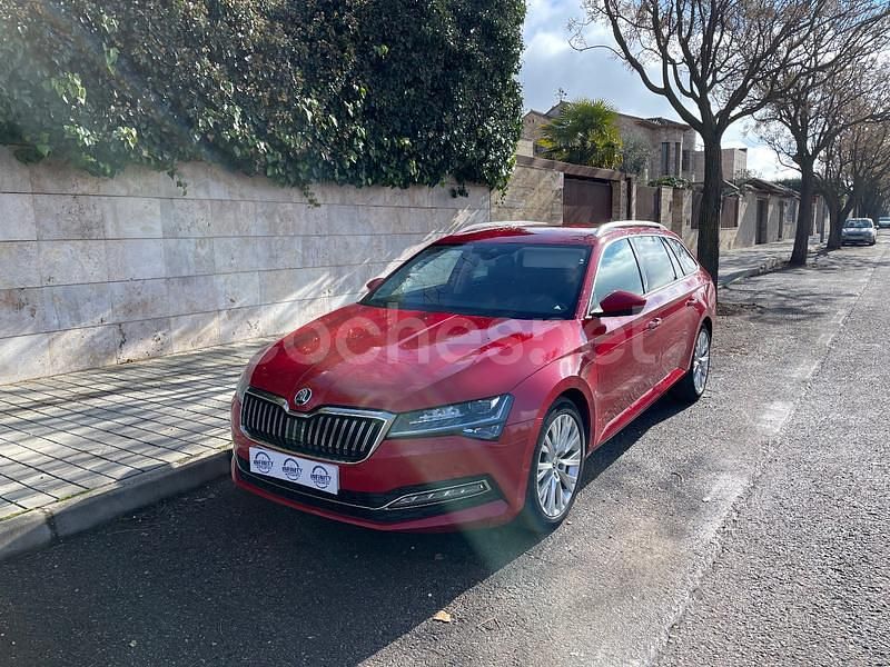 Rojo Usado 2021 Skoda Superb Style Familiar | 13.299 € (Super precio) - Imagen 1/4