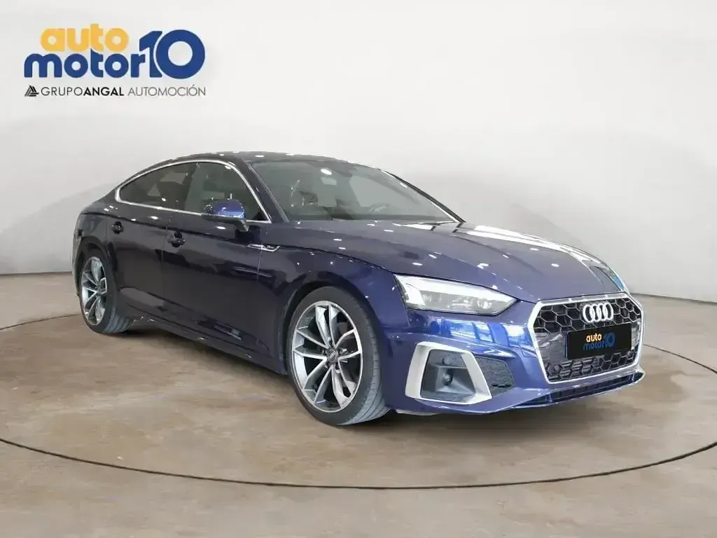 Usado Audi A5 Sportback S-Line 190 CV (139 kW) 2020 Azul Utilitario