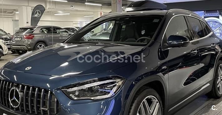 Usado Mercedes GLA35 AMG 306 CV (225 kW) 2021 Azul SUV