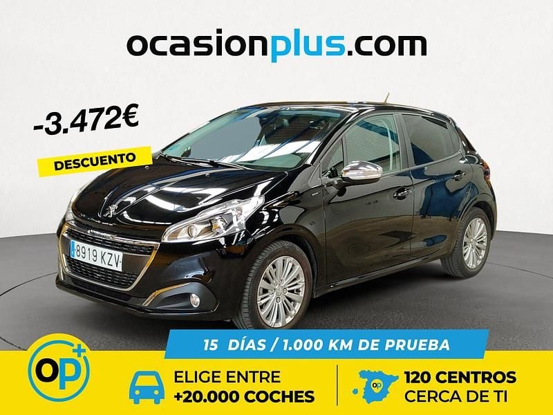 Negro Usado 2019 Peugeot 208 Signature Sky Utilitario | 12.900 € (Precio justo) - Imagen 1/4