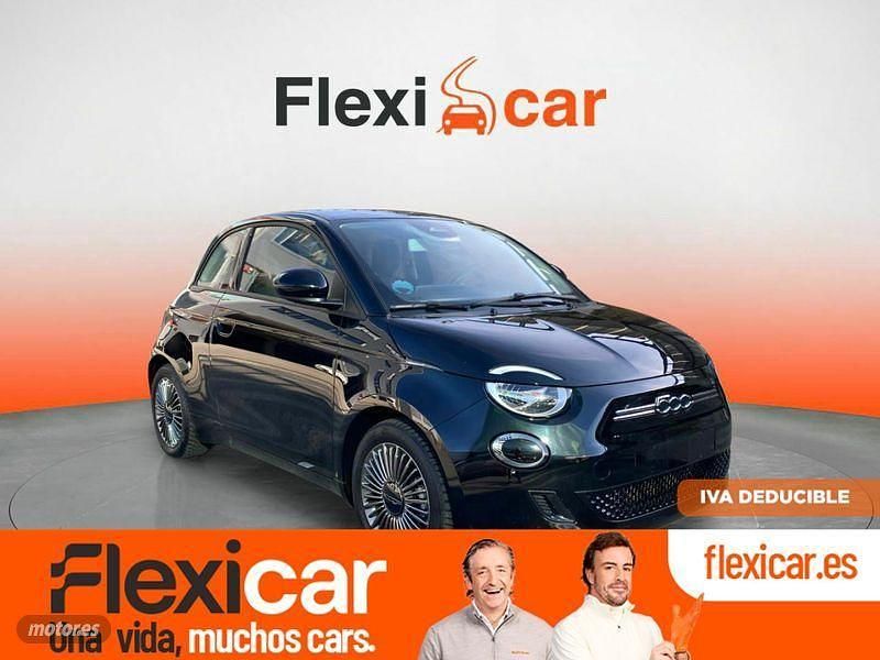 Usado Fiat 500e Icon 86 kW (118 CV) 2022 Negro Utilitario