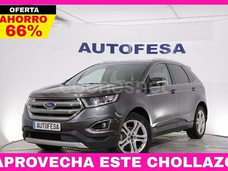 Gris Usado 2016 Ford Edge Titanium SUV | 20.750 € (Precio justo) - Imagen 1/4