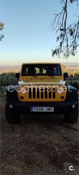 Amarillo Usado 2016 Jeep Wrangler Unlimited Sahara SUV | 42.450 € (Caro) - Imagen 1/4