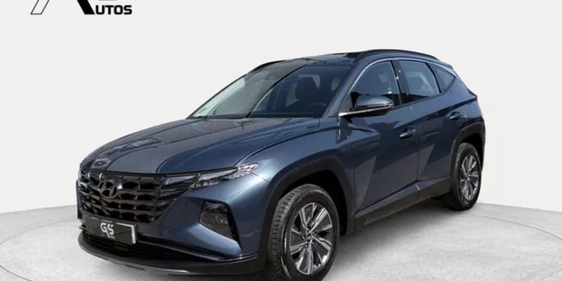 Azul Usado 2024 Hyundai Tucson SUV | 26.699 € (Precio justo) - Imagen 1/4
