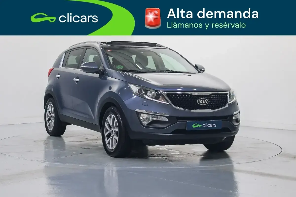 Usado Kia Sportage 135 CV (99 kW) 2015 Gris SUV