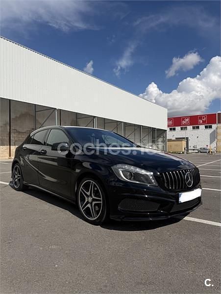 Usado Mercedes A200 AMG line 136 CV (100 kW) 2016 Negro Berlina