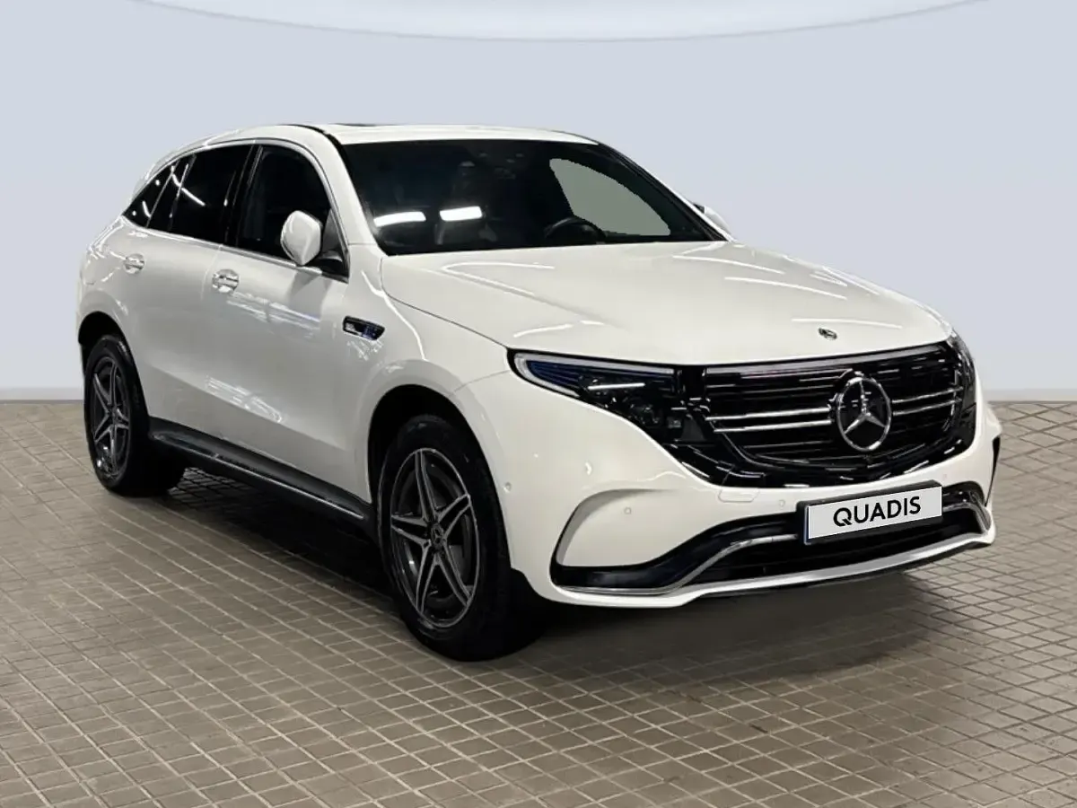 Usado Mercedes EQC400 300 kW (408 CV) 2020 Blanco SUV