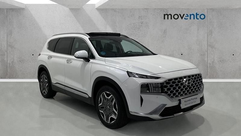 Blanco Usado 2022 Hyundai Santa Fe SUV | 33.900 € (Precio justo) - Imagen 1/4