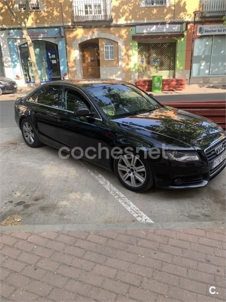 Usado Audi A4 143 CV (105 kW) 2009 Negro Berlina