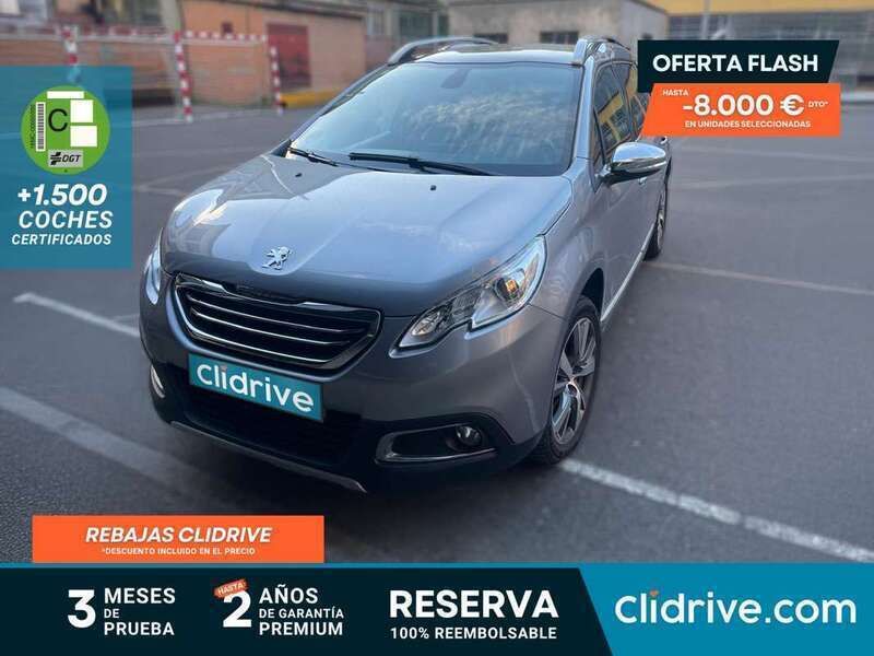 Gris Usado 2016 Peugeot 2008 Allure SUV | 9290 € (Buen precio) - Imagen 1/3