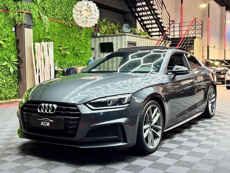 Usado Audi A5 S-Line 190 CV (139 kW) 2019 Gris / plata Coupe
