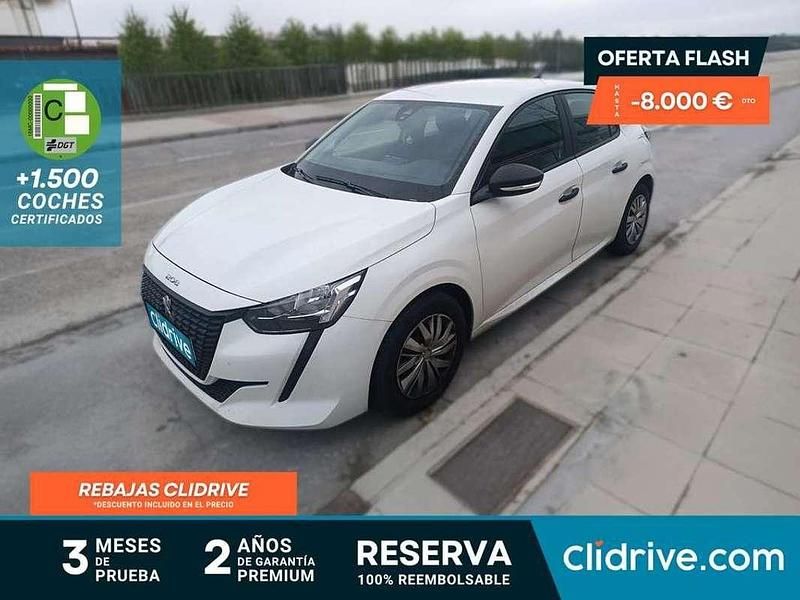 Blanco Usado 2022 Peugeot 208 Utilitario | 10.490 € (Precio justo) - Imagen 1/4