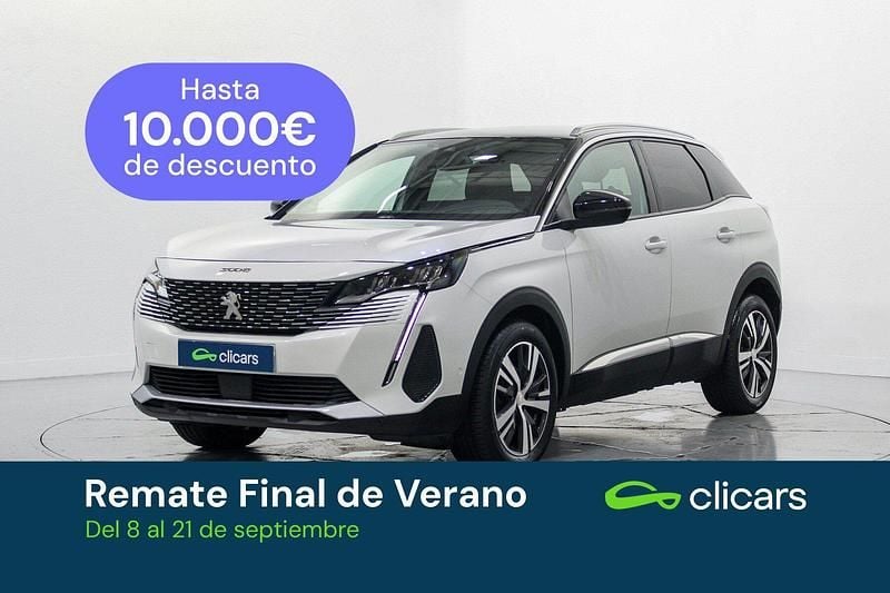 Blanco Usado 2021 Peugeot 3008 Allure SUV | 19.490 € (Precio justo) - Imagen 1/4