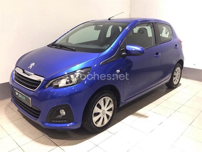 Usado Peugeot 108 Active 72 CV (52 kW) 2021 Azul Berlina