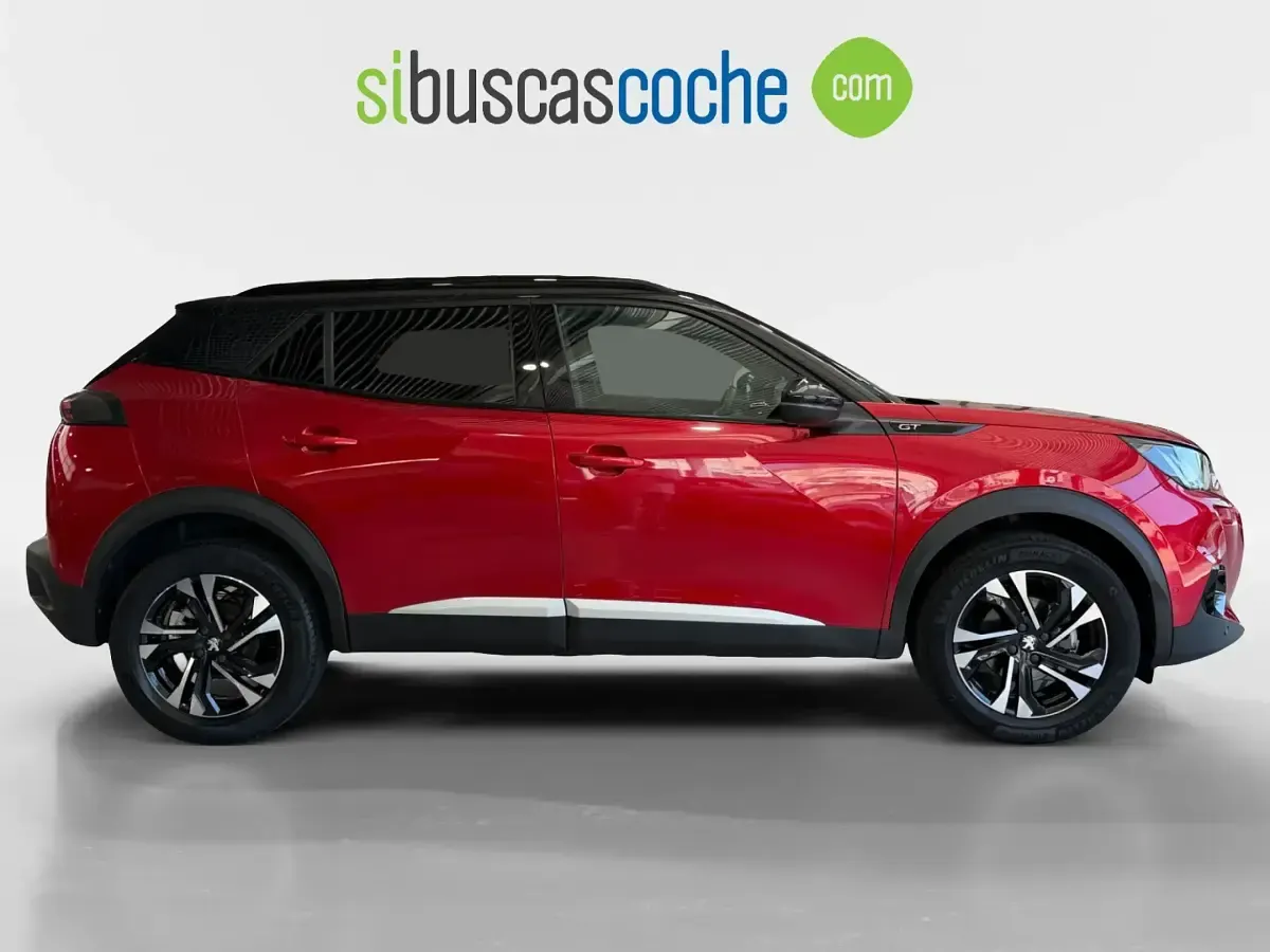 Usado Peugeot 2008 GT-line 130 CV (95 kW) 2020 Granate SUV
