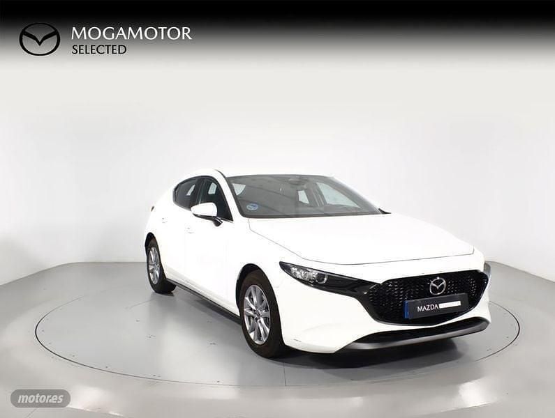 Blanco Usado 2024 Mazda 3 Prime-Line Berlina | 24.600 € (Precio justo) - Imagen 1/4