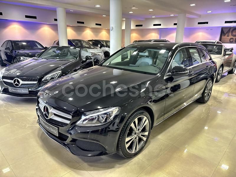 Negro Usado 2017 Mercedes C180 Familiar | 20.990 € (Precio justo) - Imagen 1/4