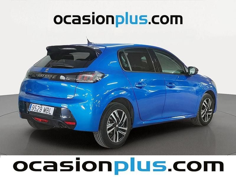 Usado Peugeot 208 Allure 100 CV (73 kW) 2022 Azul Utilitario