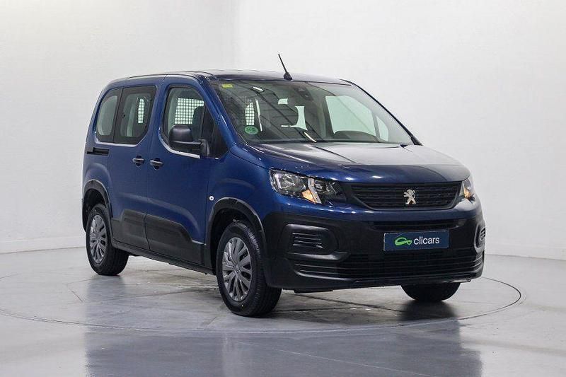 Usado Peugeot Rifter Business-Line 100 CV (73 kW) 2022 Azul Monovolumen