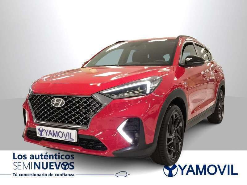 Rojo Usado 2020 Hyundai Tucson N Line SUV | 22.950 € (Buen precio) - Imagen 1/4