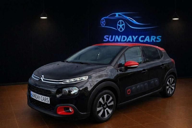 Negro Usado 2019 Citroën C3 Feel Utilitario | 9890 € (Precio justo) - Imagen 1/4