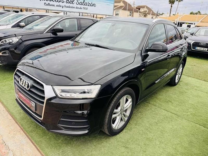 Usado Audi Q3 S-Line 140 CV (102 kW) 2015 Negro SUV