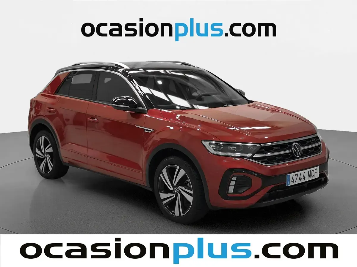 Usado VW T-Roc R-line 150 CV (110 kW) 2022 Rojo SUV